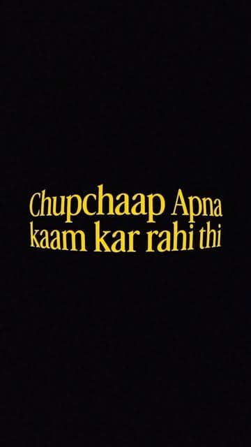 Instagram reel that says Chupchaap Apna kaam kar rahi thi