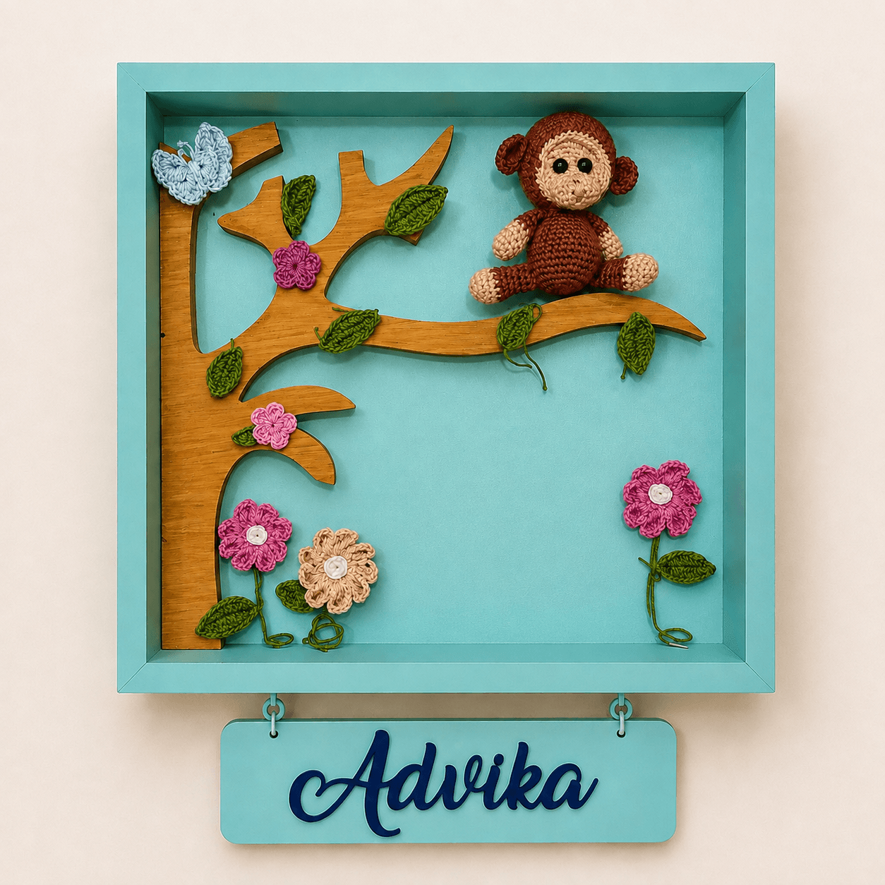 Customized nursery frame example 1