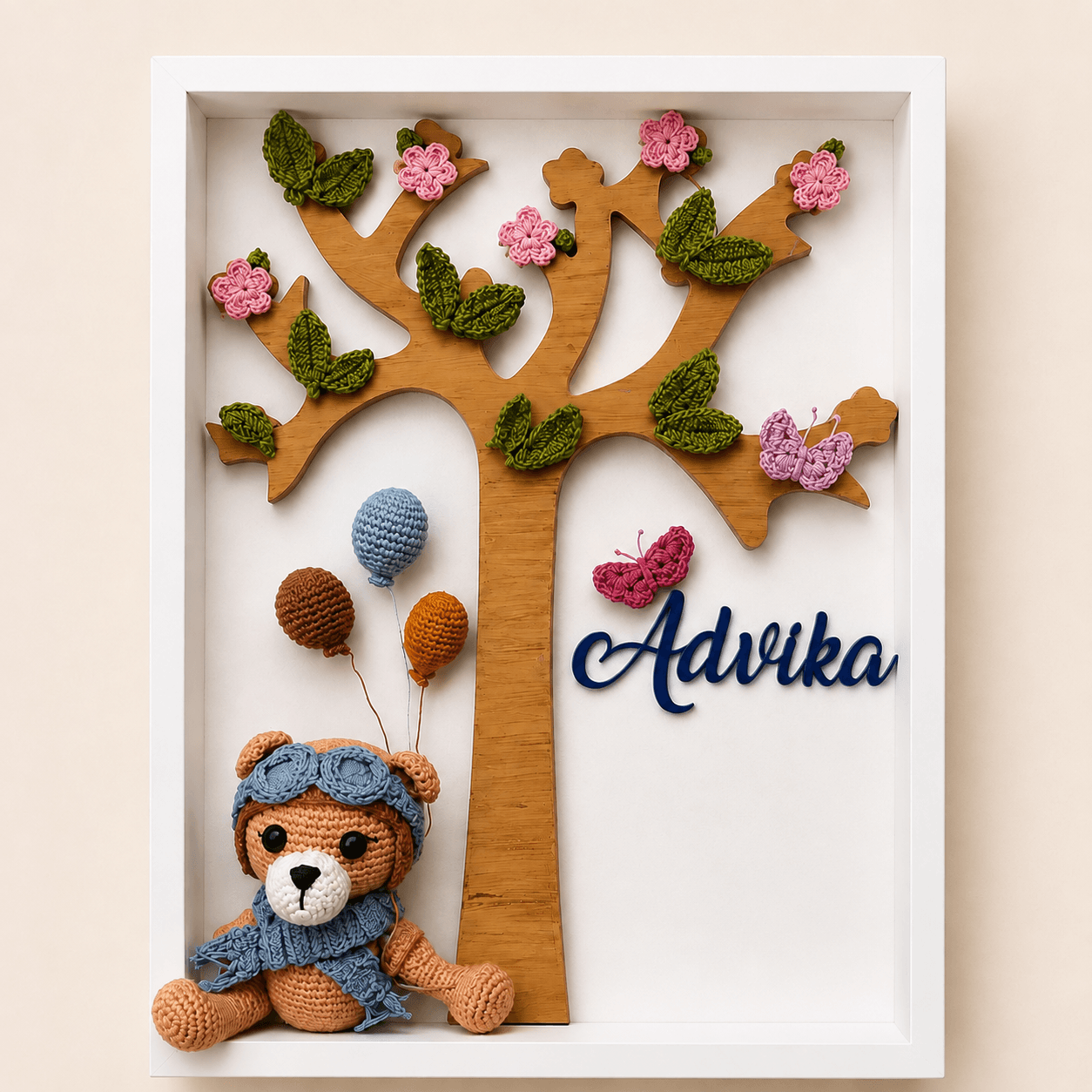 Customized nursery frame example 2