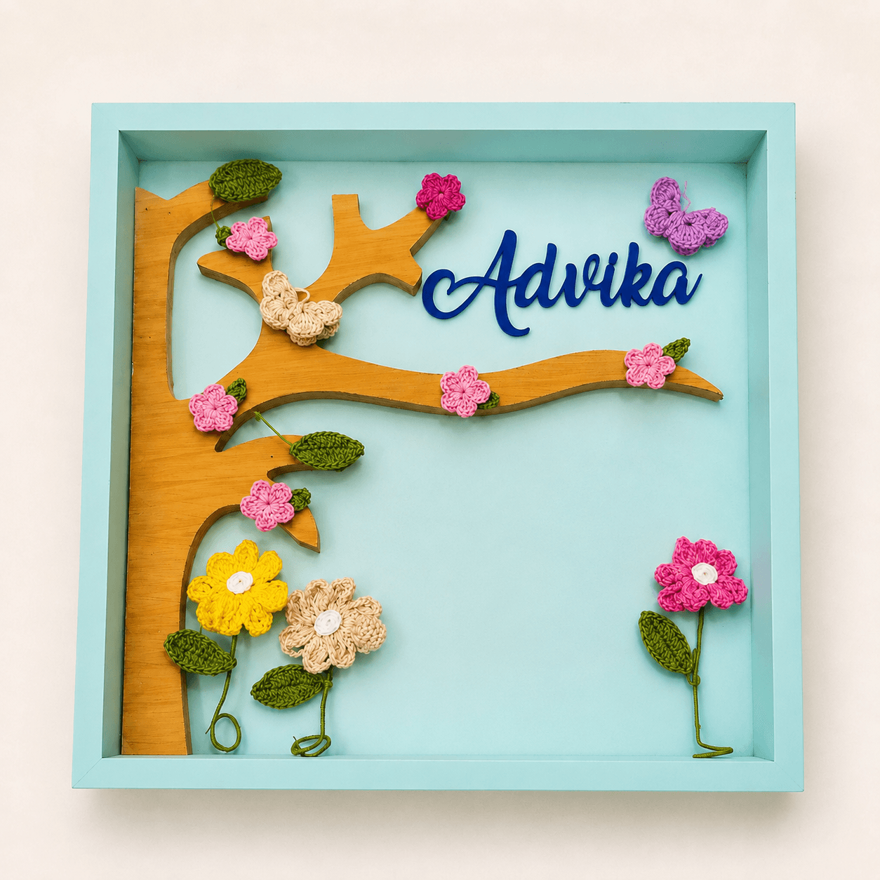 Customized nursery frame example 4